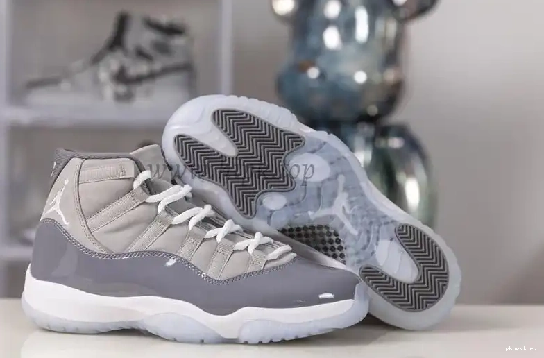 cool Air 11 PK ready retail to GOD materials grey ship Jordan 0522